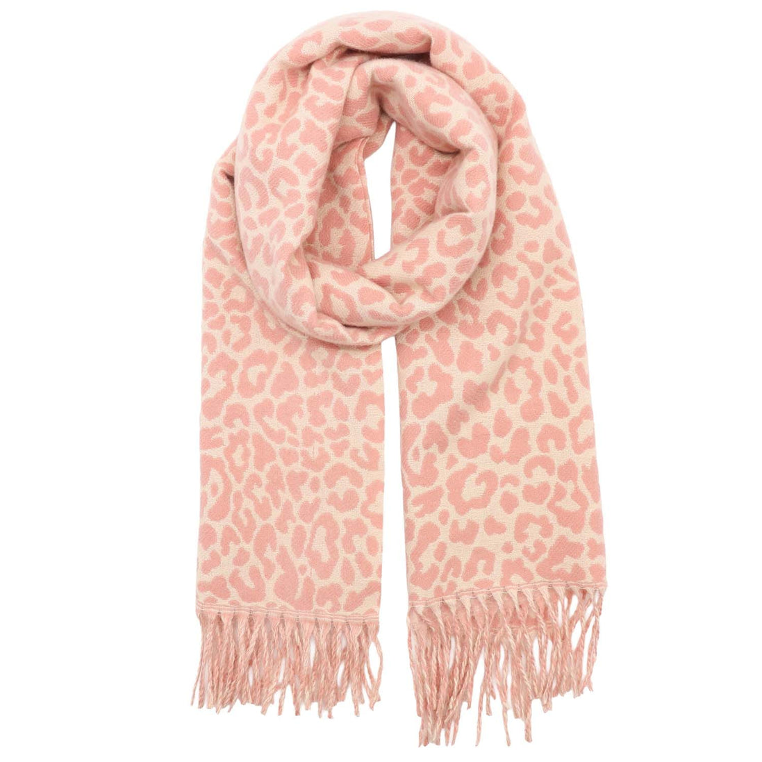Winter Weight Scarf - Animal Pink
