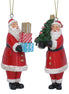 Nostalgia Resin Santa With Presents Tree Decoration