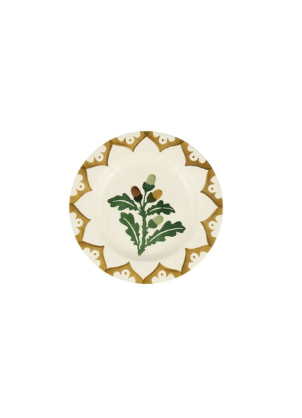 Oak small 6 1/2 inch Plate - Thistle