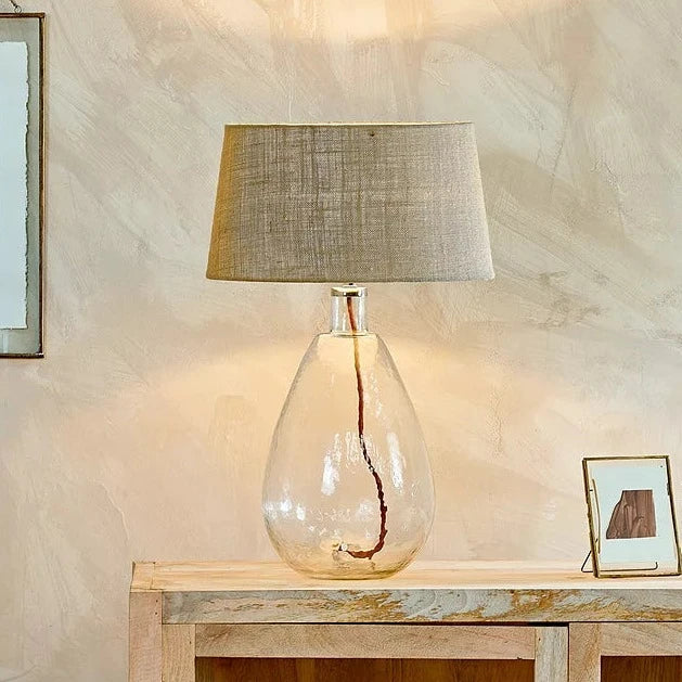 Baba Clear Glass Lamp - Large Tall