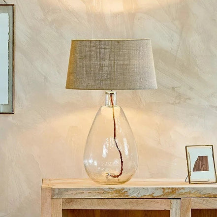 Baba Clear Glass Lamp - Large Tall