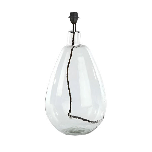 Baba Clear Glass Lamp - Large Tall