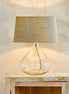 Baba Clear Glass Lamp - Large Wide