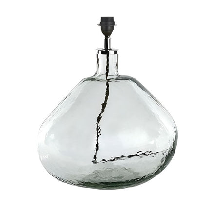 Baba Clear Glass Lamp - Large Wide