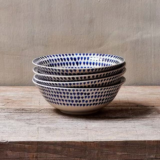 Indigo Drop Cereal Bowl