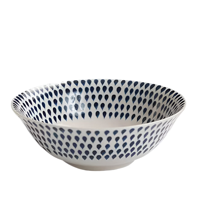 Indigo Drop Cereal Bowl