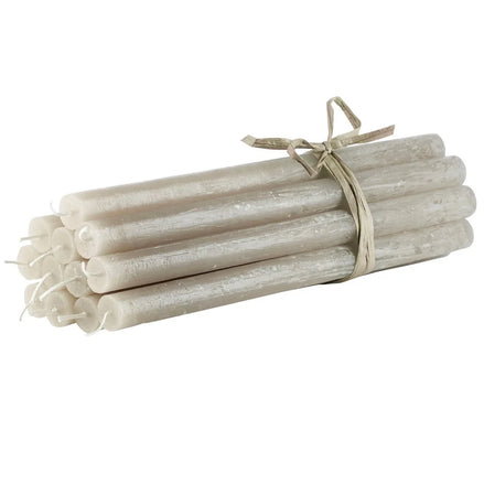 Rustic STONE Taper Candle 30 cm.