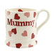 Pink Hearts Heart Mummy 1/2 Pint Mug