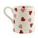 Pink Hearts Heart Mummy 1/2 Pint Mug