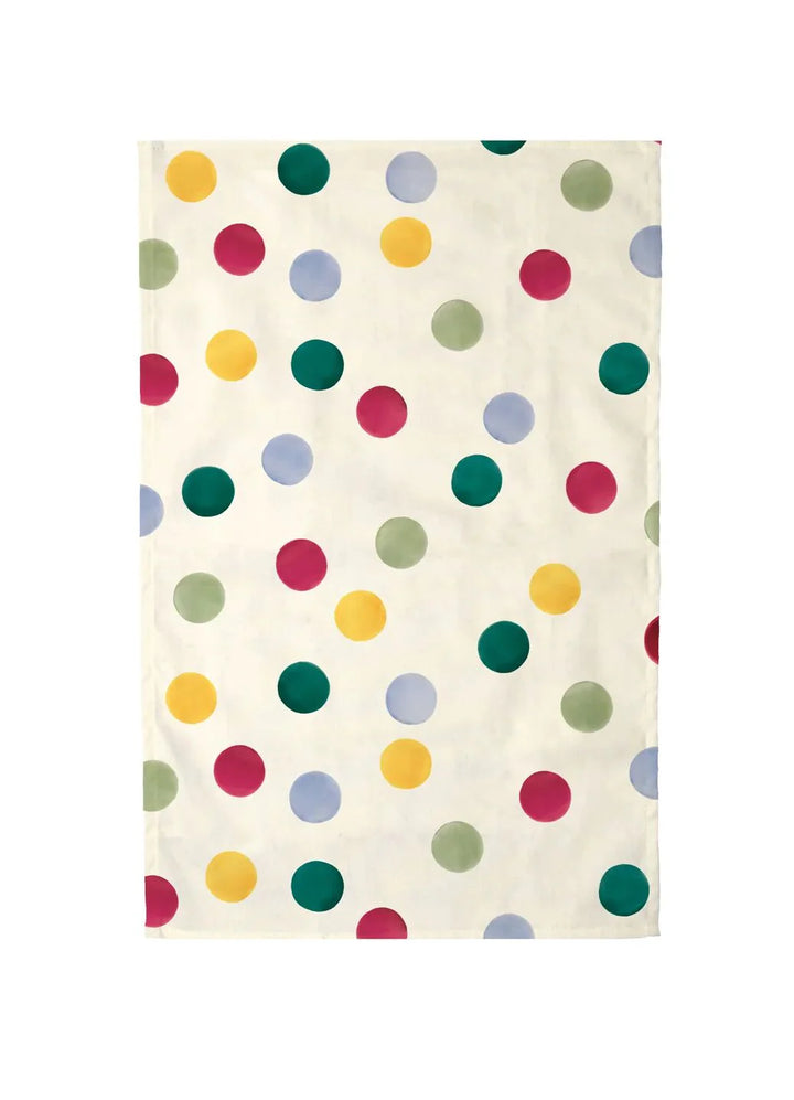 Polka Dot Double Oven Glove and Tea Towel