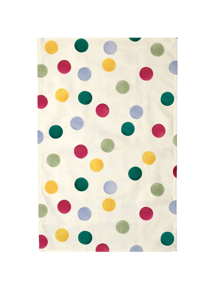Polka Dot Double Oven Glove and Tea Towel