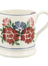 Flowers Antique Roses Flowers 1/2 Pint Mug