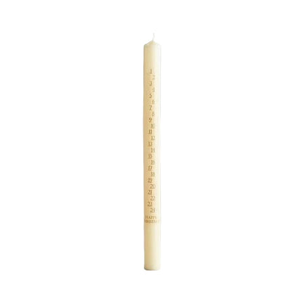 Classic Cream Advent Candle