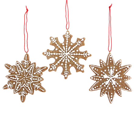 *Gingerbread Snowflake Decoration