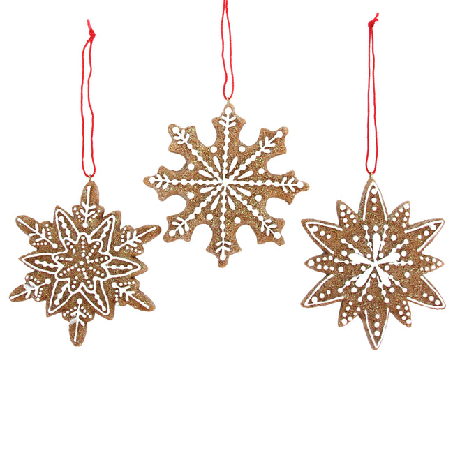 *Gingerbread Snowflake Decoration