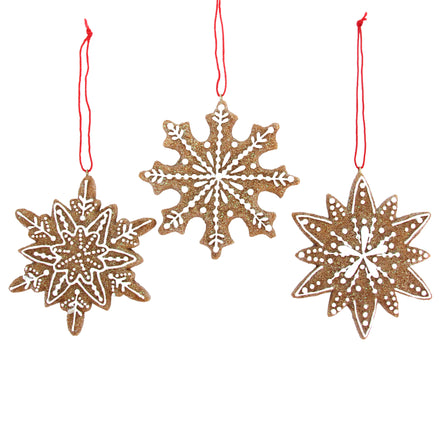 *Gingerbread Snowflake Decoration