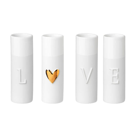 Radër - Love Mini Vases Set of Four