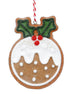 Gingerbread Christmas Pudding Decoration