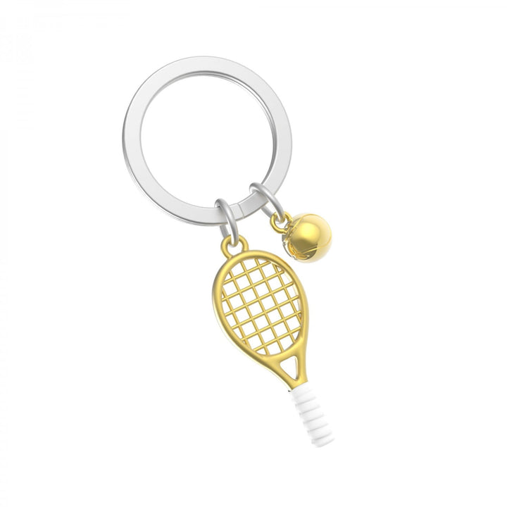Metalmorphose Gold Tennis Racket &amp; Ball