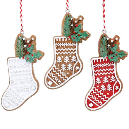 Gingerbread Stocking Decoration
