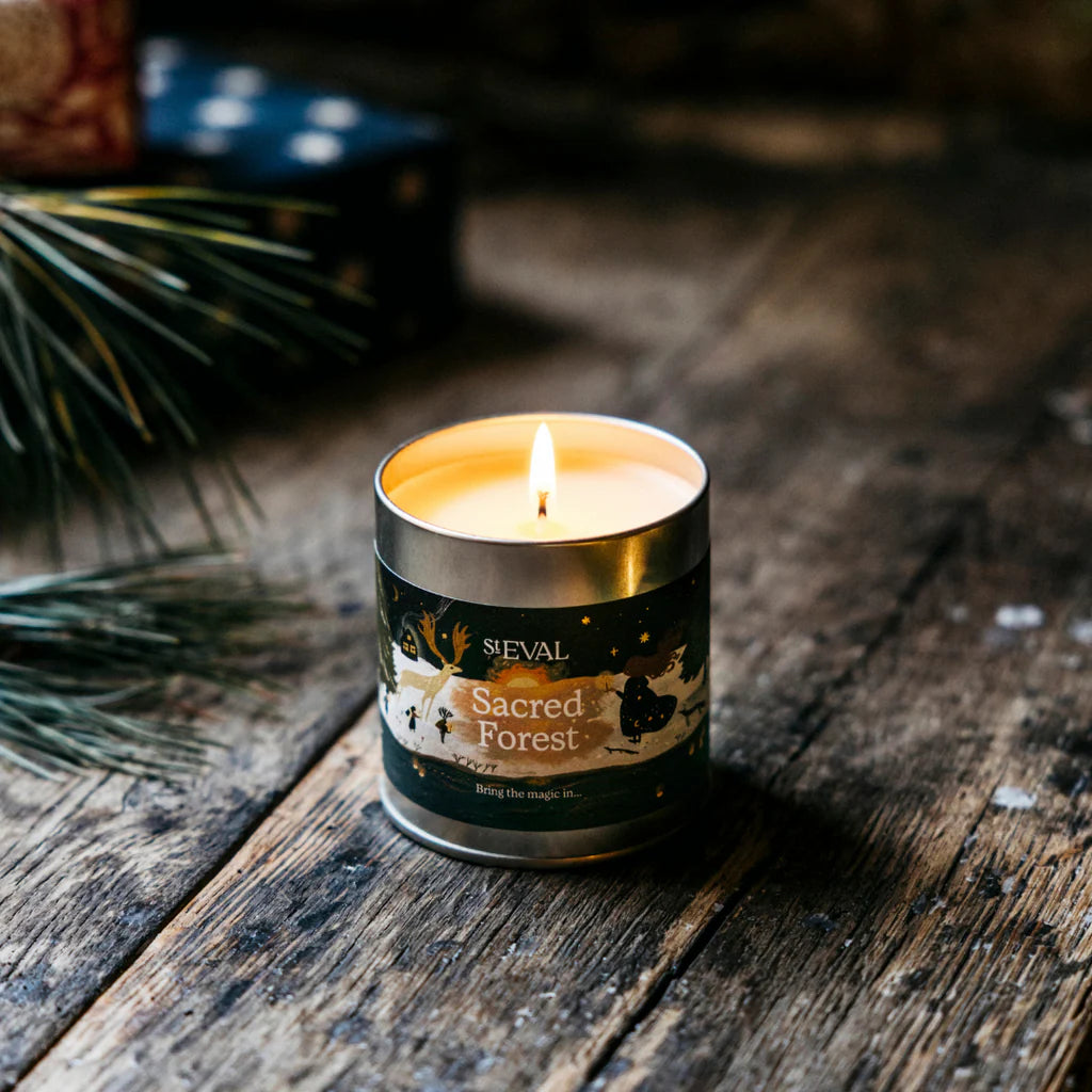 Christmas Sacred Forest Scented Tin Candle