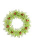 Acrylic Holly Wreath Decoration