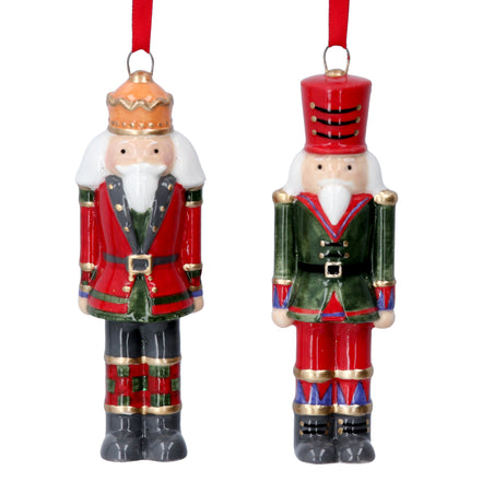Nutcracker Hanging Decoration - 2 Assorted