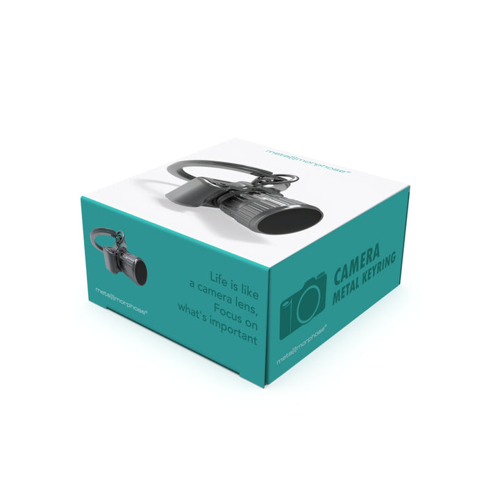 Metalmorphose Keyring - Gunmetal Camera