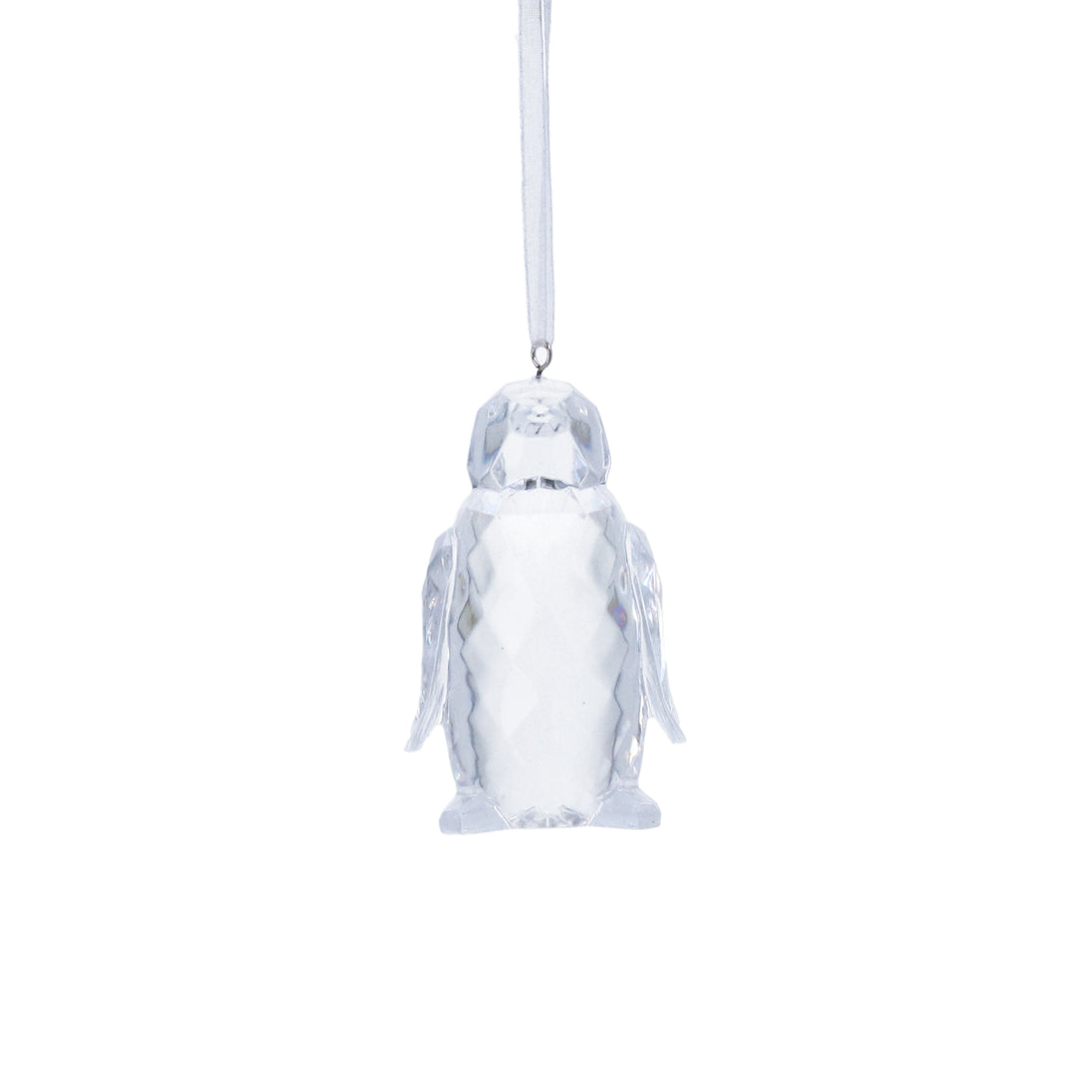 Clear Acrylic Penguin Decoration