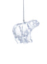 Clear Acrylic Polar Bear Decoration