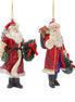 Nostalgia Santa Wreath Decoration - 2 Assorted