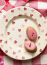Pink Hearts 10 1/2" Plate