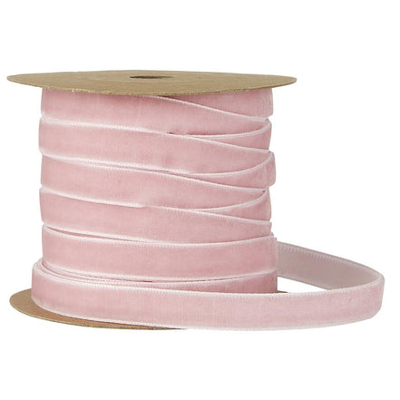 Velvet Ribbon 10 m - Light Pink