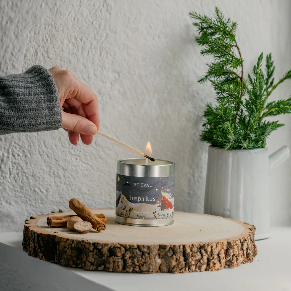 Christmas Inspiritus Christmas Tin Candle