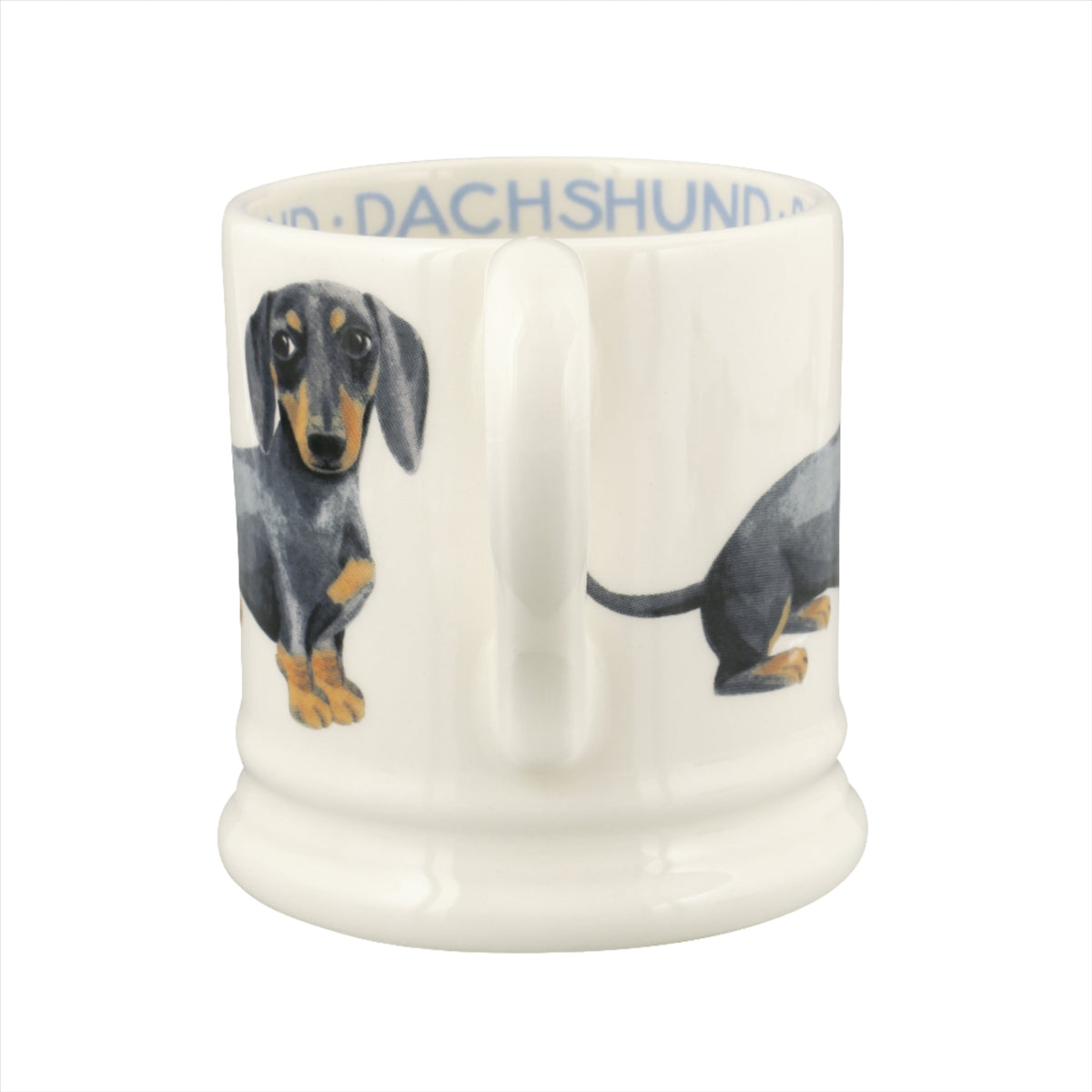 Dogs Black & Tan Dachshund 1/2 Pint Mug
