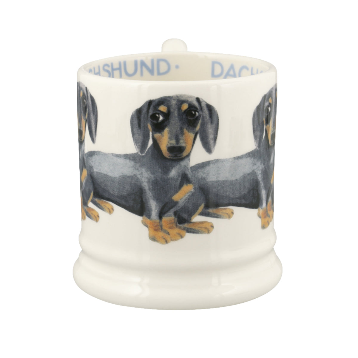 Dogs Black & Tan Dachshund 1/2 Pint Mug