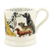 Dogs Dogs All Over 1/2 Pint Mug