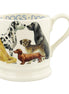 Dogs Dogs All Over 1/2 Pint Mug