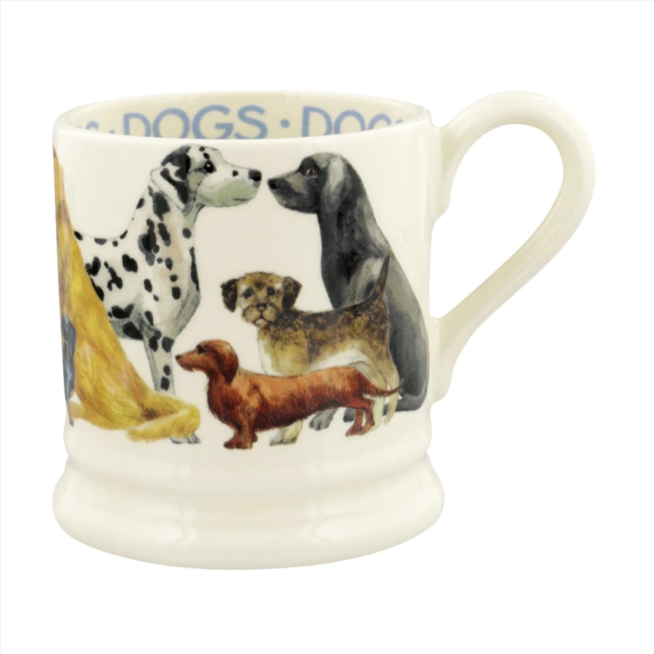 Dogs Dogs All Over 1/2 Pint Mug