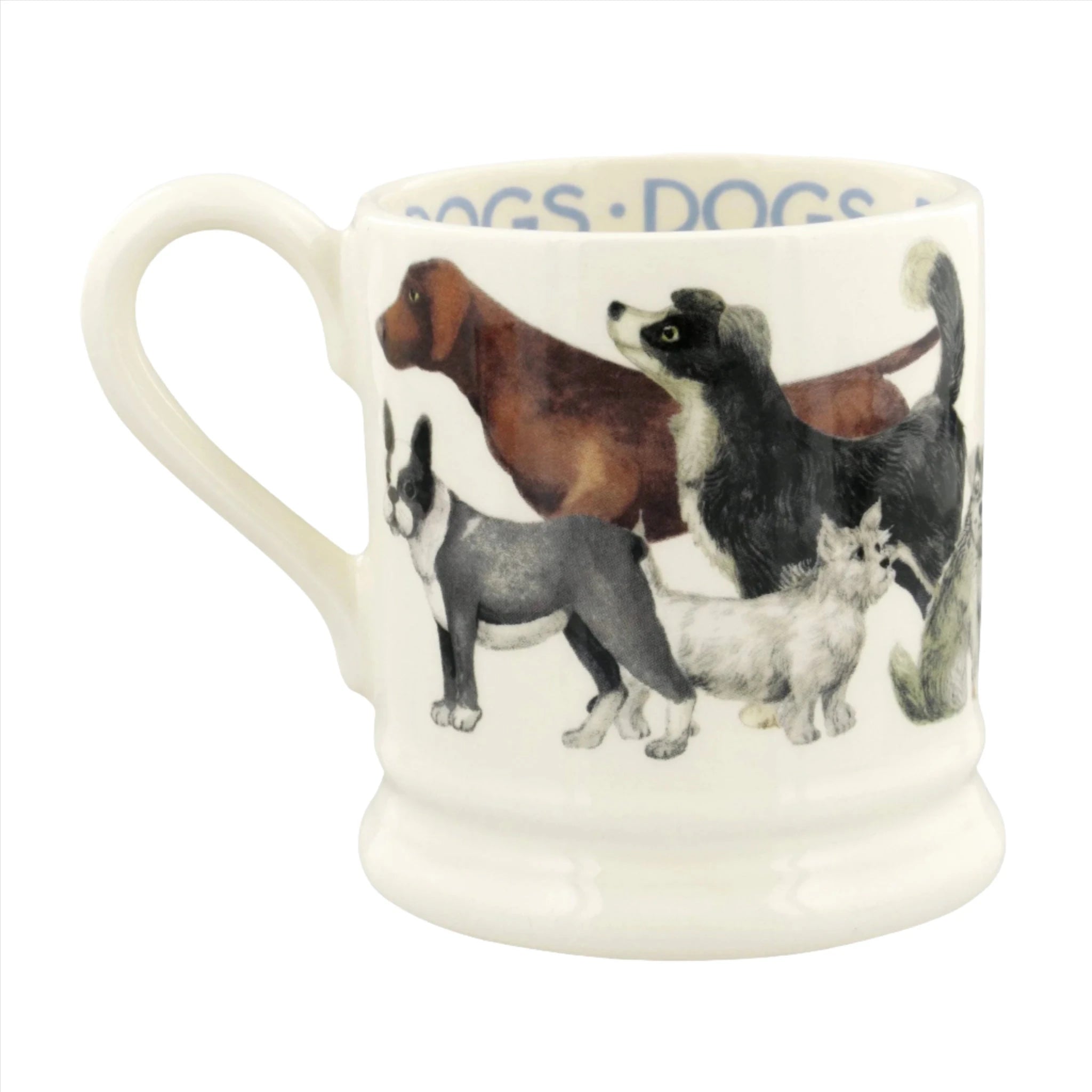 Dogs Dogs All Over 1/2 Pint Mug