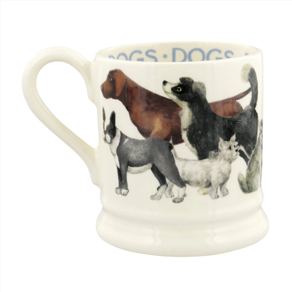 Dogs Dogs All Over 1/2 Pint Mug