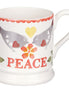 Peace Lovebirds Half Pint Mug