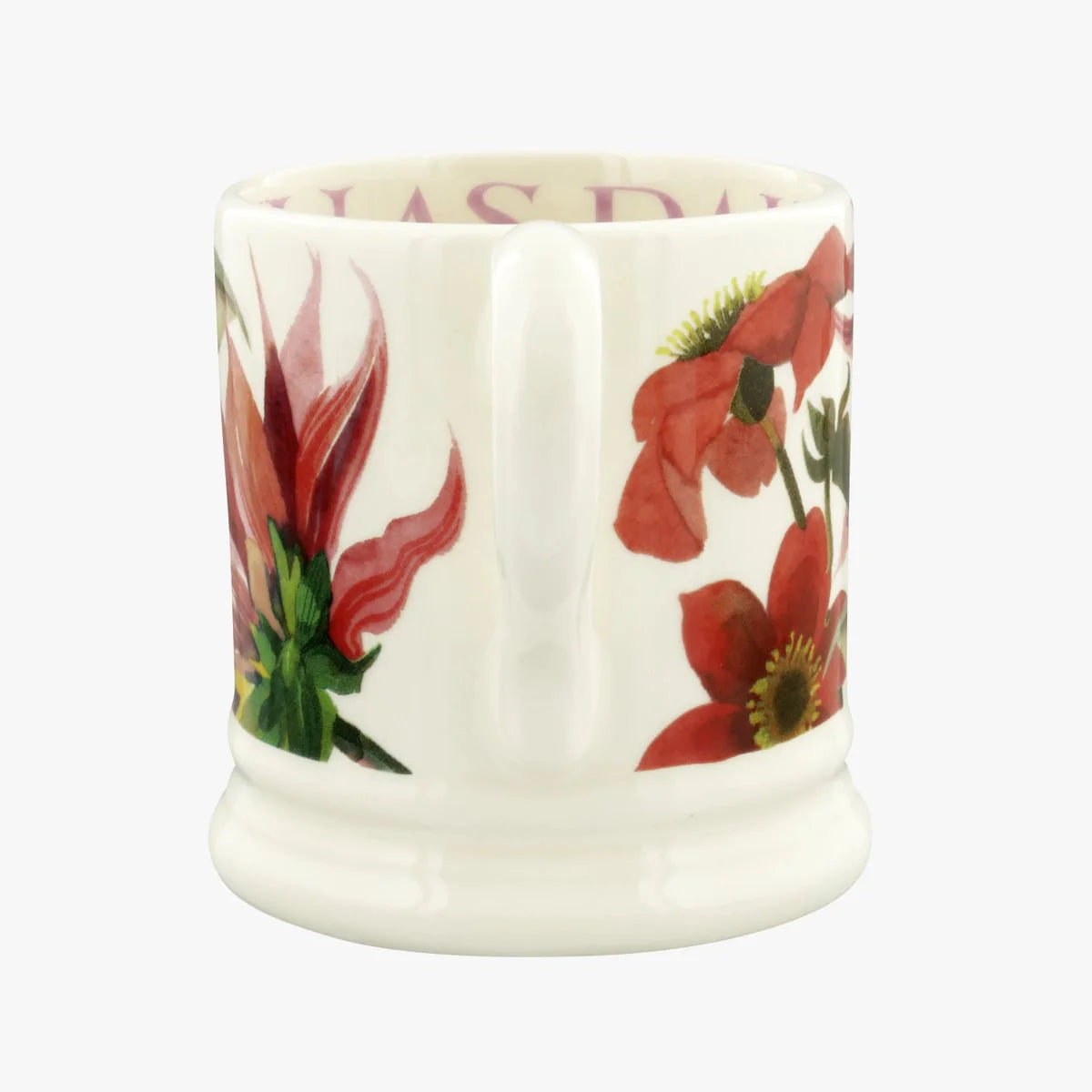 Flowers Red & Pink Dahlia 1/2 Pint Mug