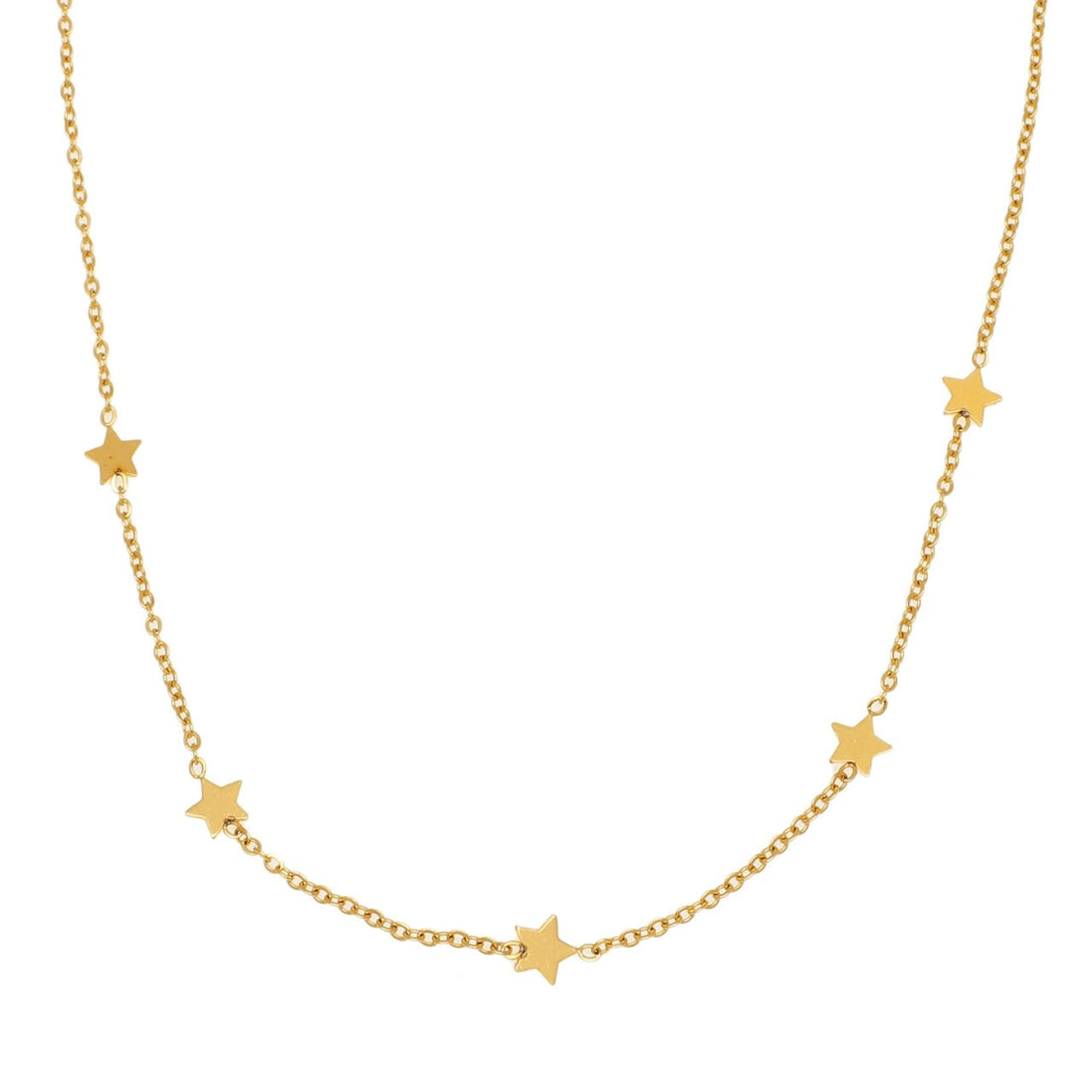 Dainty star Necklace Gold