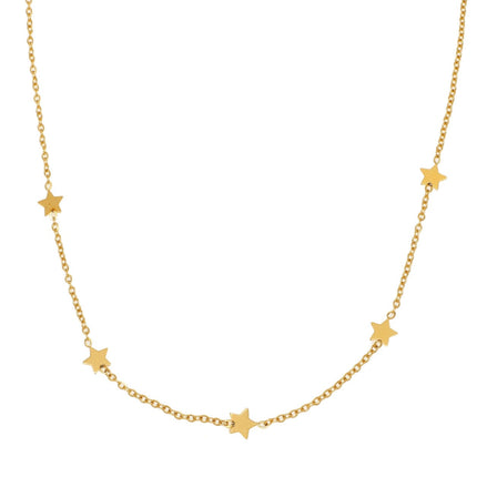 Dainty star Necklace Gold