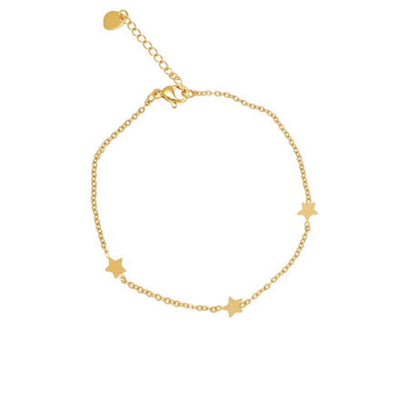 Dainty Multi Star Gold bracelet