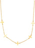 Multi Quatrefoil Gold Necklace