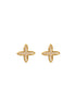 Cross stud Constellation Earrings Gold