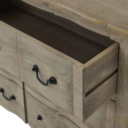 6 Drawer Hardwood Chest