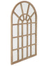 Arched Paned Wall Mirror